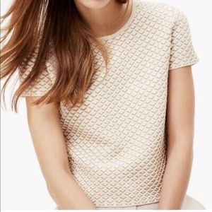 NWOT Theory Ferson Geometric Print Top. Medium